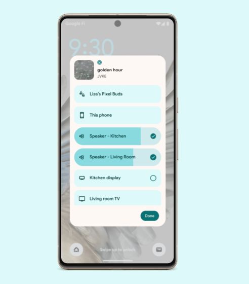 Android Auto మీడియా నియంత్రణలు
